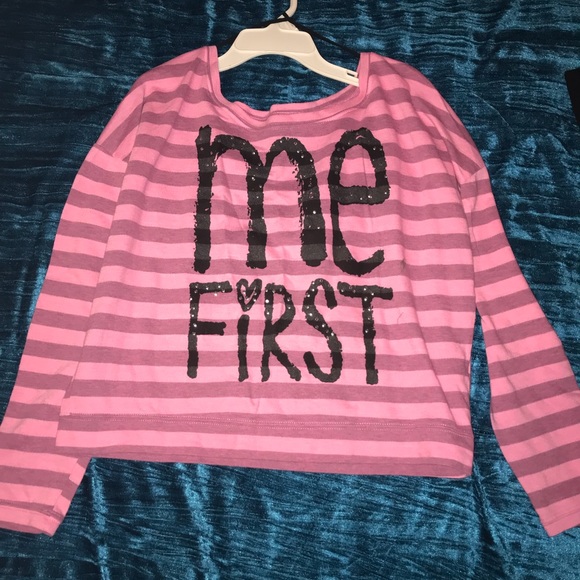 Pink striped t shirt - Picture 1 of 1